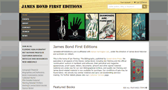Desktop Screenshot of jamesbondfirsteditions.com