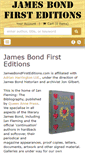 Mobile Screenshot of jamesbondfirsteditions.com